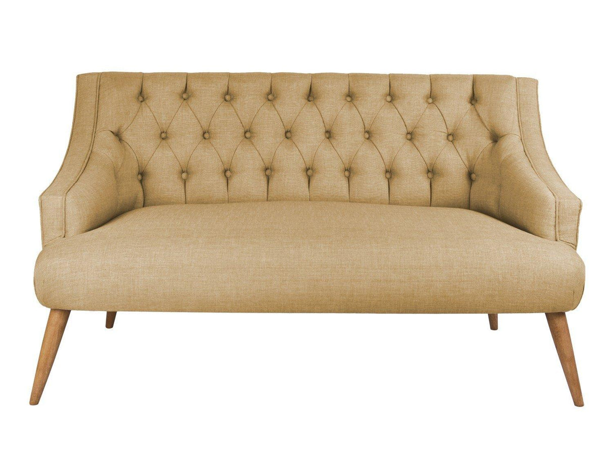 Canapea fixă 2 locuri Lamont, Diverse culori, 140x74x80 cm - Milky brown | SKU: 558ZEN1232 | Canapea fixă 2 locuri Lamont, 140x74x80 cm, varianta Milky brown, produs pentru amenajarea locuinței, disponibil online în România la CasaMob