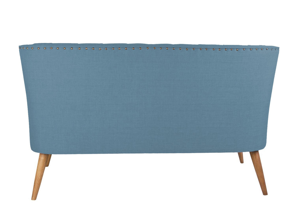 Canapea fixă 2 locuri Lamont, Diverse culori, 140x74x80 cm - Night blue | SKU: 558ZEN1238 | Canapea fixă 2 locuri Lamont, 140x74x80 cm, varianta Night blue, produs pentru amenajarea locuinței, disponibil online în România la CasaMob