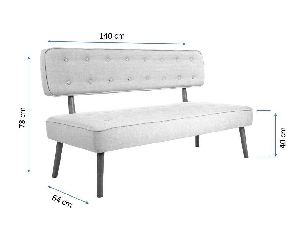 Canapea fixă 2 locuri Westwood Loveseat, Diverse culori, 140x64x78 cm - Indigo blue | SKU: 558ZEN1243 | Canapea fixă 2 locuri Westwood Loveseat, 140x64x78 cm, varianta Indigo blue, produs pentru amenajarea locuinței, disponibil online în România la CasaMob