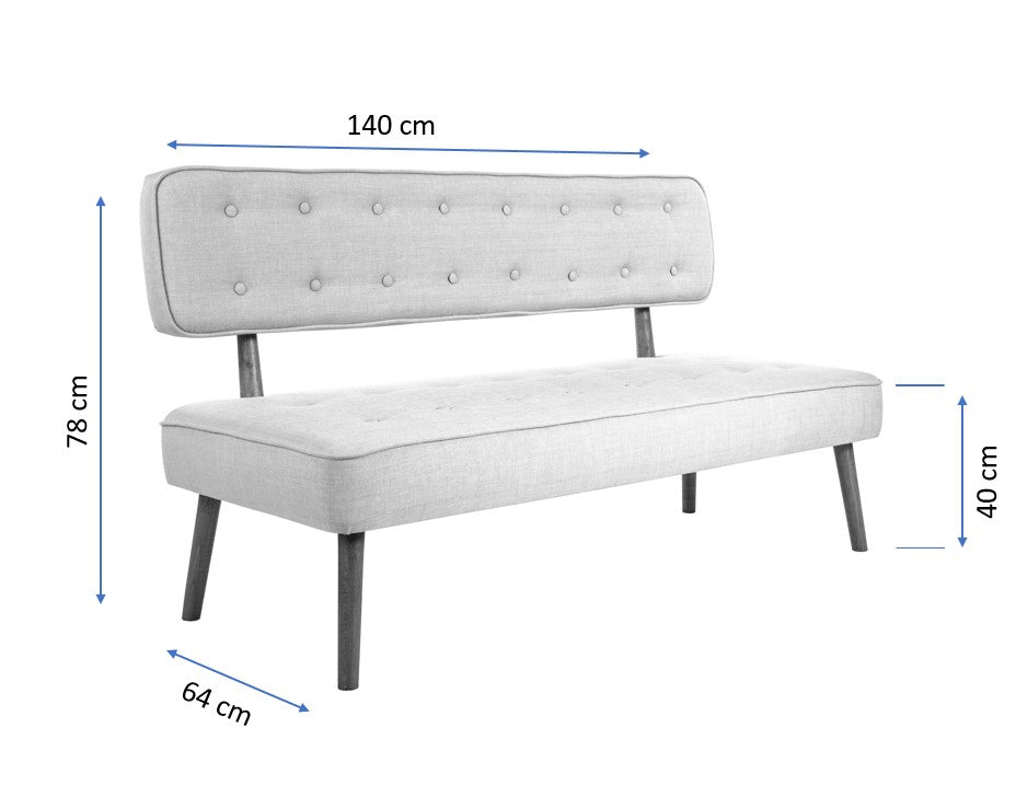 Canapea fixă 2 locuri Westwood Loveseat, Diverse culori, 140x64x78 cm - Night blue | SKU: 558ZEN1245 | Canapea fixă 2 locuri Westwood Loveseat, 140x64x78 cm, varianta Night blue, produs pentru amenajarea locuinței, disponibil online în România la CasaMob