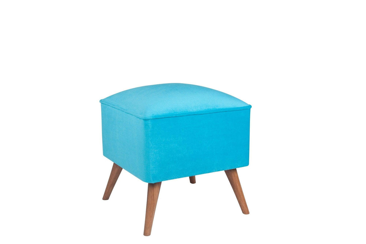 Taburet New Bern, Diverse culori, 41x41x44 cm - Turcoaz | SKU: 558ZEN1308 | Taburet New Bern, 41x41x44 cm, varianta Turcoaz, produs pentru amenajarea locuinței, disponibil online în România la CasaMob