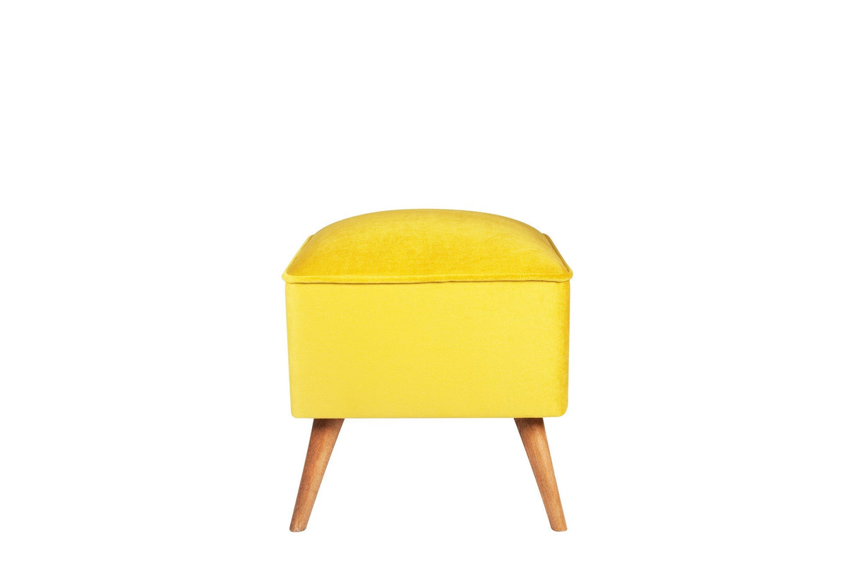 Taburet New Bern, Diverse culori, 41x41x44 cm - Muștar | SKU: 558ZEN1304 | Taburet New Bern, 41x41x44 cm, varianta Muștar, produs pentru amenajarea locuinței, disponibil online în România la CasaMob