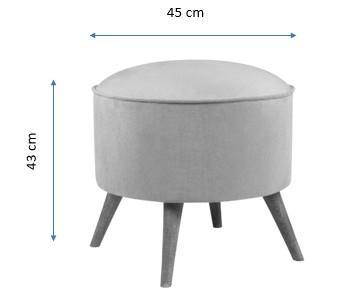 Taburet Buena Park, Diverse culori, Diverse dimensiuni - Mov - 45x45x43 cm | SKU: 558ZEN1330 | Taburet Buena Park, varianta Mov - 45x45x43 cm, produs pentru amenajarea locuinței, disponibil online în România la CasaMob