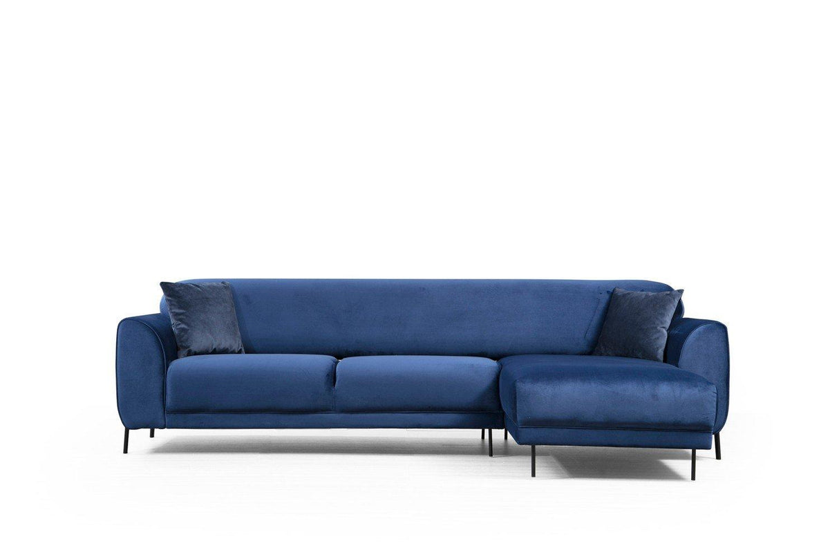 Canapea extensibilă de colț Image, Dreapta, Diverse culori, 287x169x85 cm - Albastru | SKU: 560ARE1141 | Canapea extensibilă de colț Image, Dreapta, 287x169x85 cm, varianta Albastru, produs pentru amenajarea locuinței, disponibil online în România la CasaMob