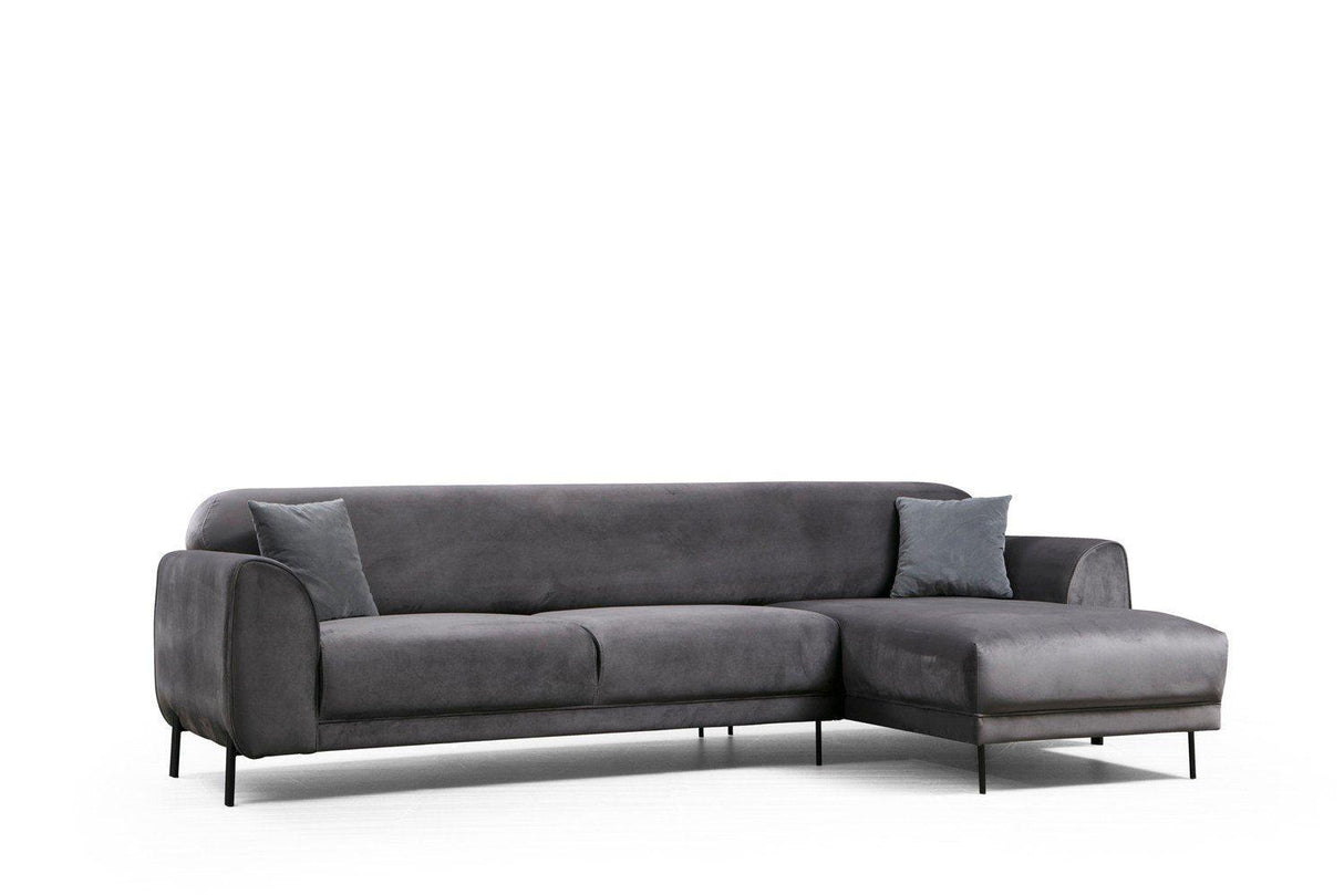 Canapea extensibilă de colț Image, Dreapta, Diverse culori, 287x169x85 cm - Gri închis | SKU: 560ARE1143 | Canapea extensibilă de colț Image, Dreapta, 287x169x85 cm, varianta Gri închis, produs pentru amenajarea locuinței, disponibil online în România la CasaMob