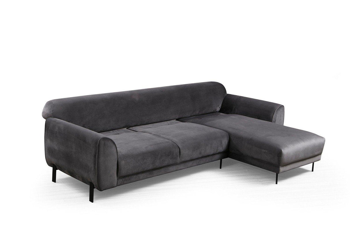 Canapea extensibilă de colț Image, Dreapta, Diverse culori, 287x169x85 cm - Gri închis | SKU: 560ARE1143 | Canapea extensibilă de colț Image, Dreapta, 287x169x85 cm, varianta Gri închis, produs pentru amenajarea locuinței, disponibil online în România la CasaMob