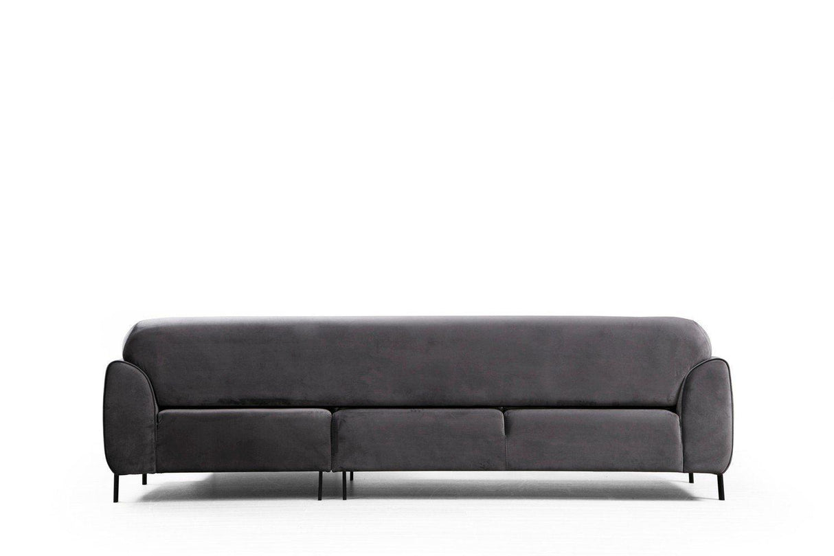 Canapea extensibilă de colț Image, Dreapta, Diverse culori, 287x169x85 cm - Gri închis | SKU: 560ARE1143 | Canapea extensibilă de colț Image, Dreapta, 287x169x85 cm, varianta Gri închis, produs pentru amenajarea locuinței, disponibil online în România la CasaMob