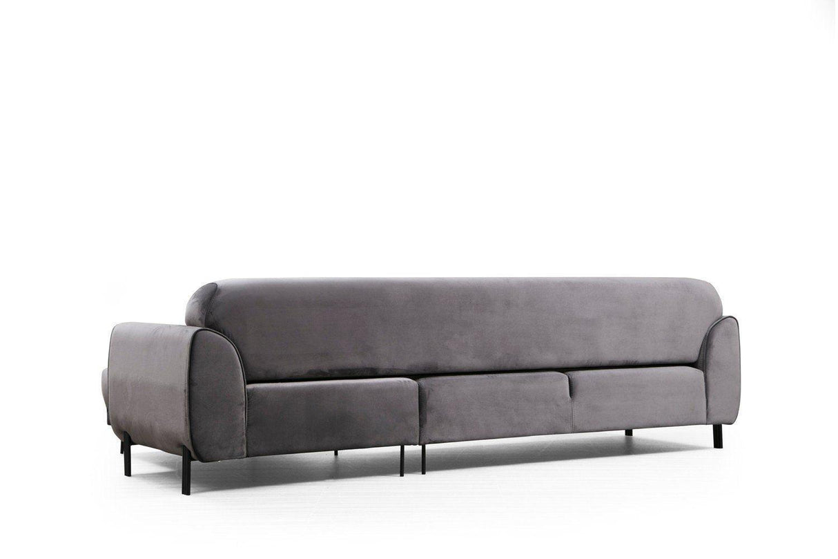 Canapea extensibilă de colț Image, Dreapta, Diverse culori, 287x169x85 cm - Gri închis | SKU: 560ARE1143 | Canapea extensibilă de colț Image, Dreapta, 287x169x85 cm, varianta Gri închis, produs pentru amenajarea locuinței, disponibil online în România la CasaMob