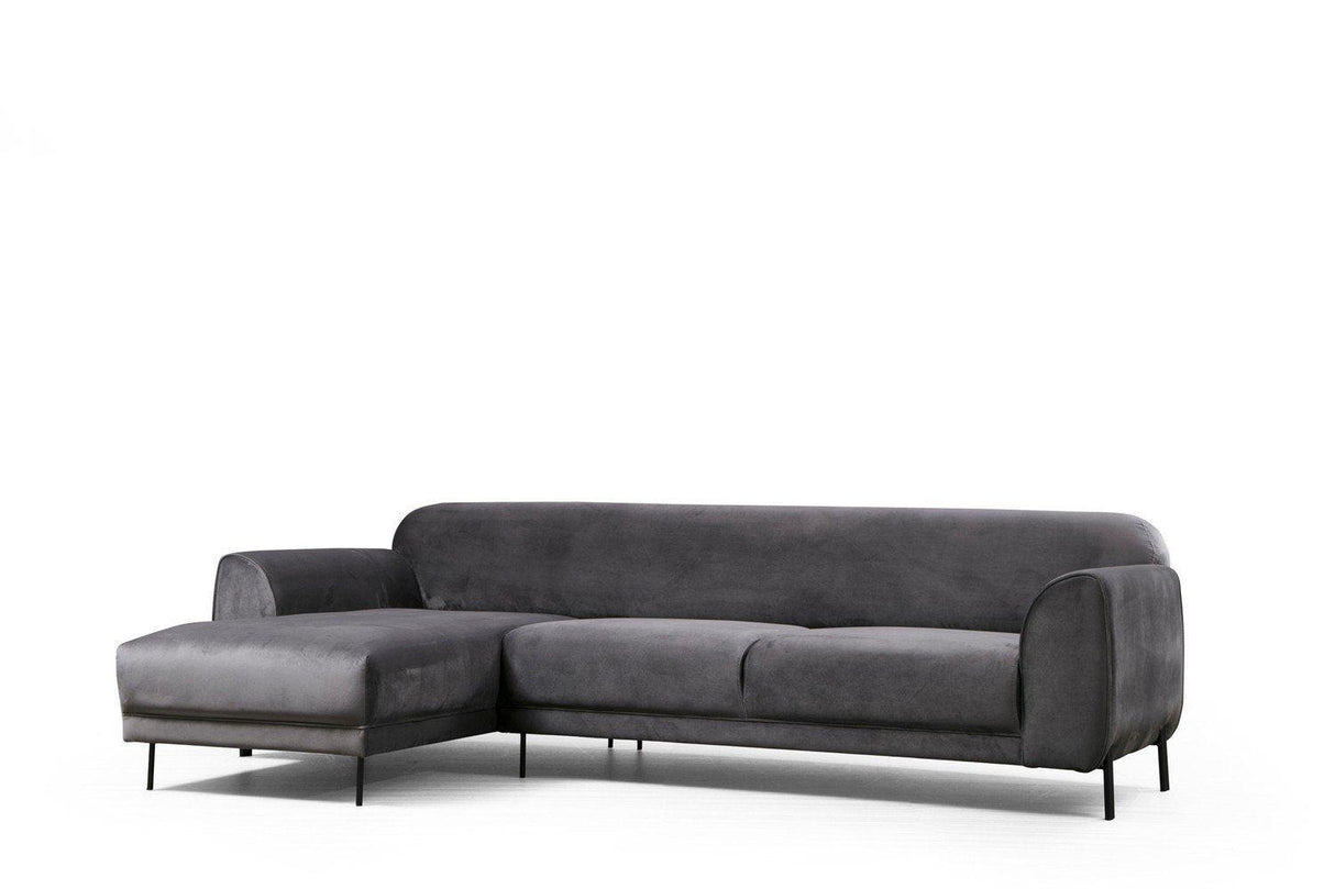 Canapea extensibilă de colț Image, Stânga, Diverse culori, 287x169x85 cm - Gri închis | SKU: 560ARE1144 | Canapea extensibilă de colț Image, Stânga, 287x169x85 cm, varianta Gri închis, produs pentru amenajarea locuinței, disponibil online în România la CasaMob