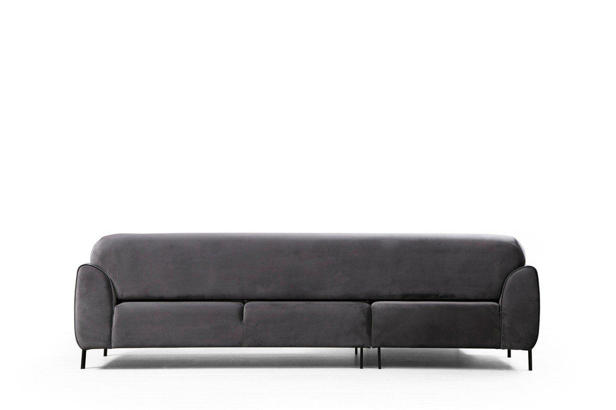 Canapea extensibilă de colț Image, Stânga, Diverse culori, 287x169x85 cm - Gri închis | SKU: 560ARE1144 | Canapea extensibilă de colț Image, Stânga, 287x169x85 cm, varianta Gri închis, produs pentru amenajarea locuinței, disponibil online în România la CasaMob