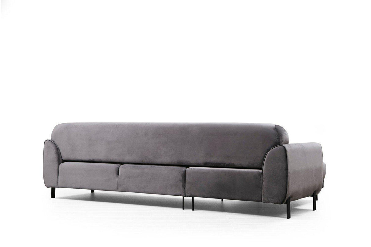 Canapea extensibilă de colț Image, Stânga, Diverse culori, 287x169x85 cm - Gri închis | SKU: 560ARE1144 | Canapea extensibilă de colț Image, Stânga, 287x169x85 cm, varianta Gri închis, produs pentru amenajarea locuinței, disponibil online în România la CasaMob