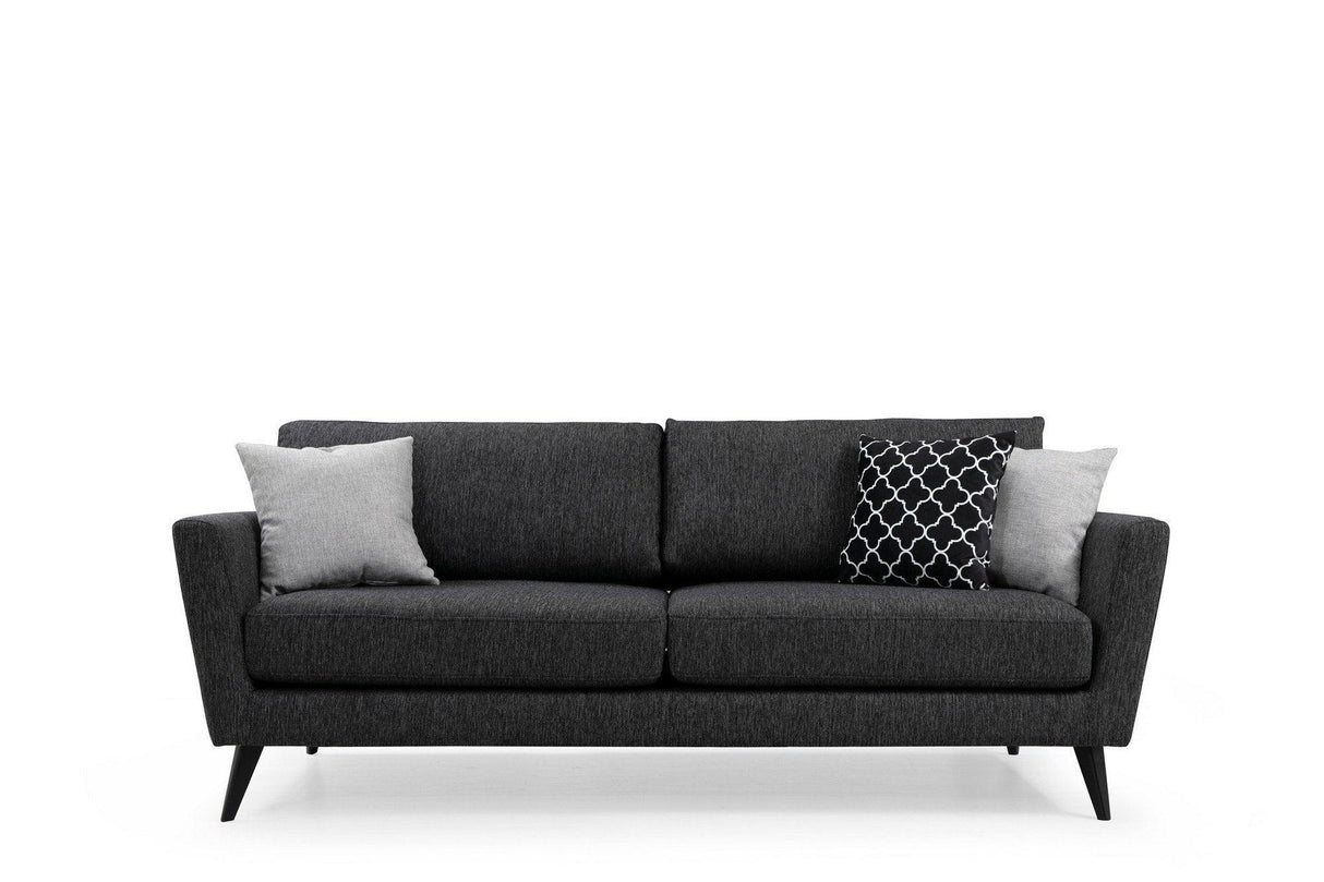Canapea fixă 3 locuri Mayorka, Diverse culori, 45x45 cm - Gri închis | SKU: 560ARE1305 | Canapea fixă 3 locuri Mayorka, 45x45 cm, varianta Gri închis, produs pentru amenajarea locuinței, disponibil online în România la CasaMob