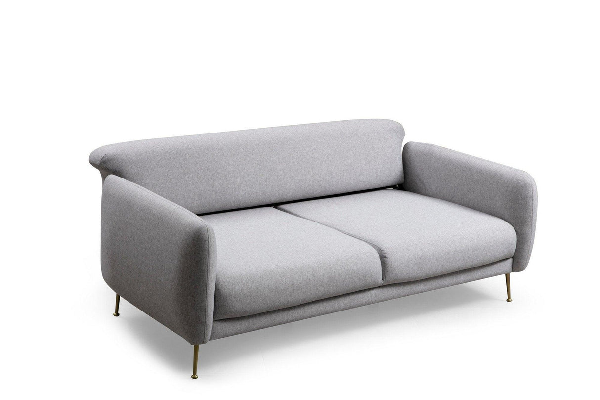 Canapea Fixa cu 3 Locuri Sevilla, 214 x 85 x 98 cm - Gri, SKU 560ARE1311