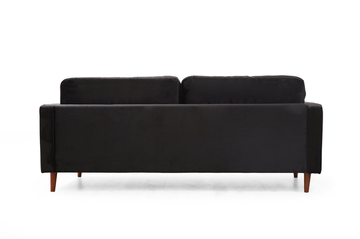Canapea fixă Rome, Diverse culori, Diverse configurații, Ø10x70 cm - Negru - Stejar - 3 locuri | SKU: 560ARE1334 | Canapea fixă Rome, Ø10x70 cm, varianta Negru - Stejar - 3 locuri, produs pentru amenajarea locuinței, disponibil online în România la CasaMob