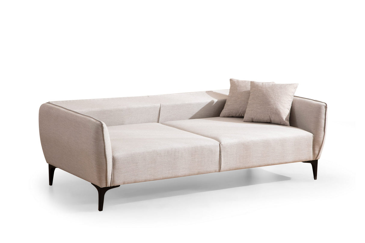 Canapea fixă Belissimo, Diverse culori, Diverse configurații, Diverse dimensiuni - Off white - 220x95x67 cm - 3 locuri | SKU: 560ARE1362 | Canapea fixă Belissimo, varianta Off white - 220x95x67 cm - 3 locuri, produs pentru amenajarea locuinței, disponibil online în România la CasaMob