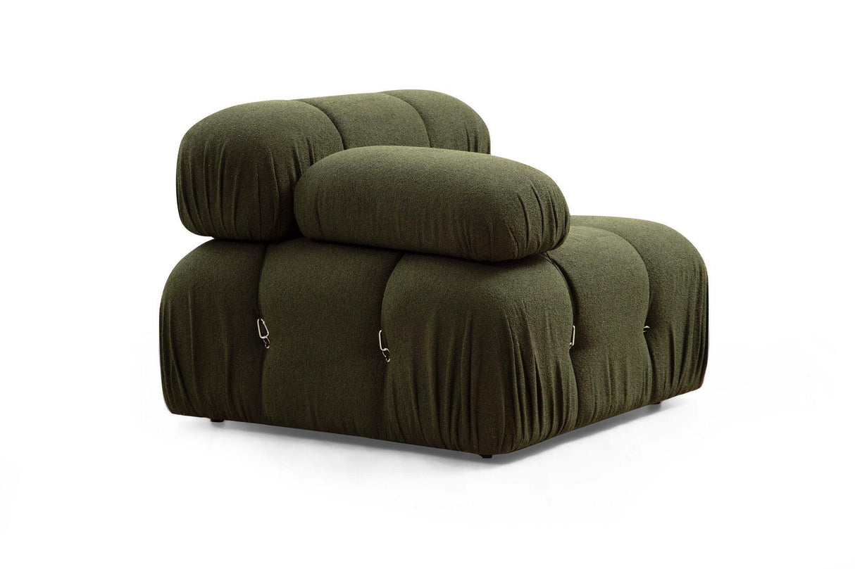 Fotoliu Lux Pufosii, 95x65x75 cm, Interschimbabil - Verde, SKU 560ARE1412