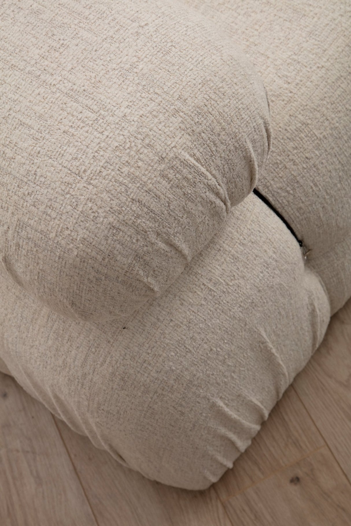 Taburet Bubble Pouffe Bouclette, Diverse culori, 95x65x45 cm - Crem | SKU: 560ARE1439 | Taburet Bubble Pouffe Bouclette, 95x65x45 cm, varianta Crem, produs pentru amenajarea locuinței, disponibil online în România la CasaMob