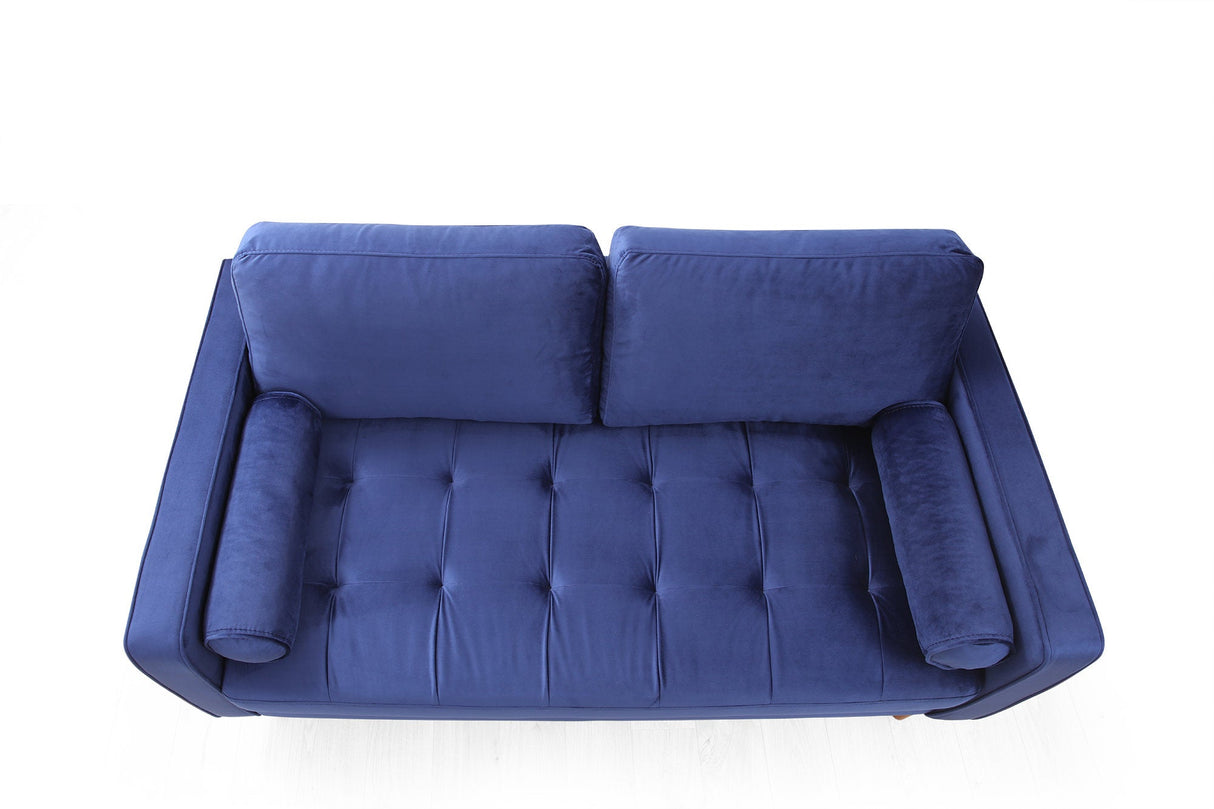 Canapea fixă Rome, Diverse culori, Diverse configurații, Ø10x70 cm - Bleumarin - 2 locuri | SKU: 560ARE1515 | Canapea fixă Rome, Ø10x70 cm, varianta Bleumarin - 2 locuri, produs pentru amenajarea locuinței, disponibil online în România la CasaMob