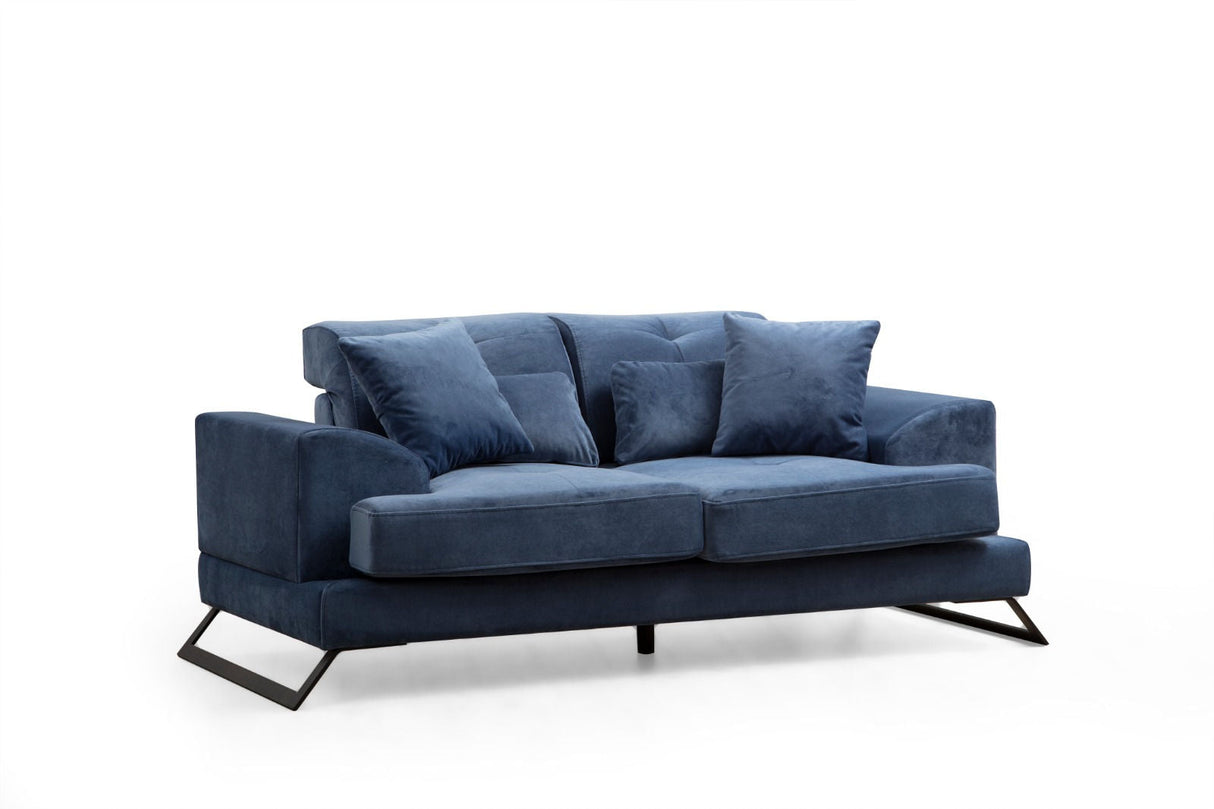 Canapea fixă Frido, Diverse culori, Diverse configurații - Bleumarin - 2 locuri | SKU: 560ARE1523 | Canapea fixă Frido, varianta Bleumarin - 2 locuri, produs pentru amenajarea locuinței, disponibil online în România la CasaMob