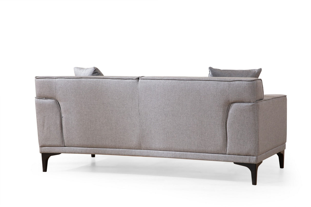 Canapea fixă 2 locuri Petra 2, Diverse culori, 165x86x87 cm - Gri deschis | SKU: 560ARE1526 | Canapea fixă 2 locuri Petra 2, 165x86x87 cm, varianta Gri deschis, produs pentru amenajarea locuinței, disponibil online în România la CasaMob