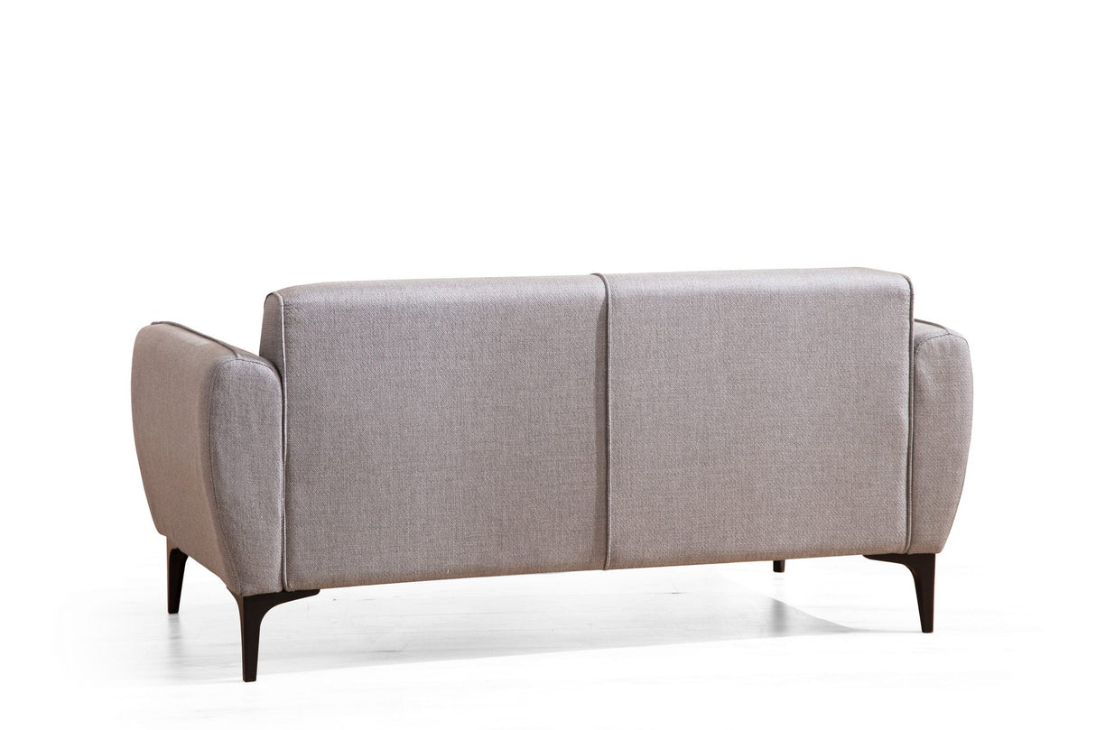 Canapea fixă Belissimo, Diverse culori, Diverse configurații, Diverse dimensiuni - Gri - 160x95x67 cm - 2 locuri | SKU: 560ARE1532 | Canapea fixă Belissimo, varianta Gri - 160x95x67 cm - 2 locuri, produs pentru amenajarea locuinței, disponibil online în România la CasaMob