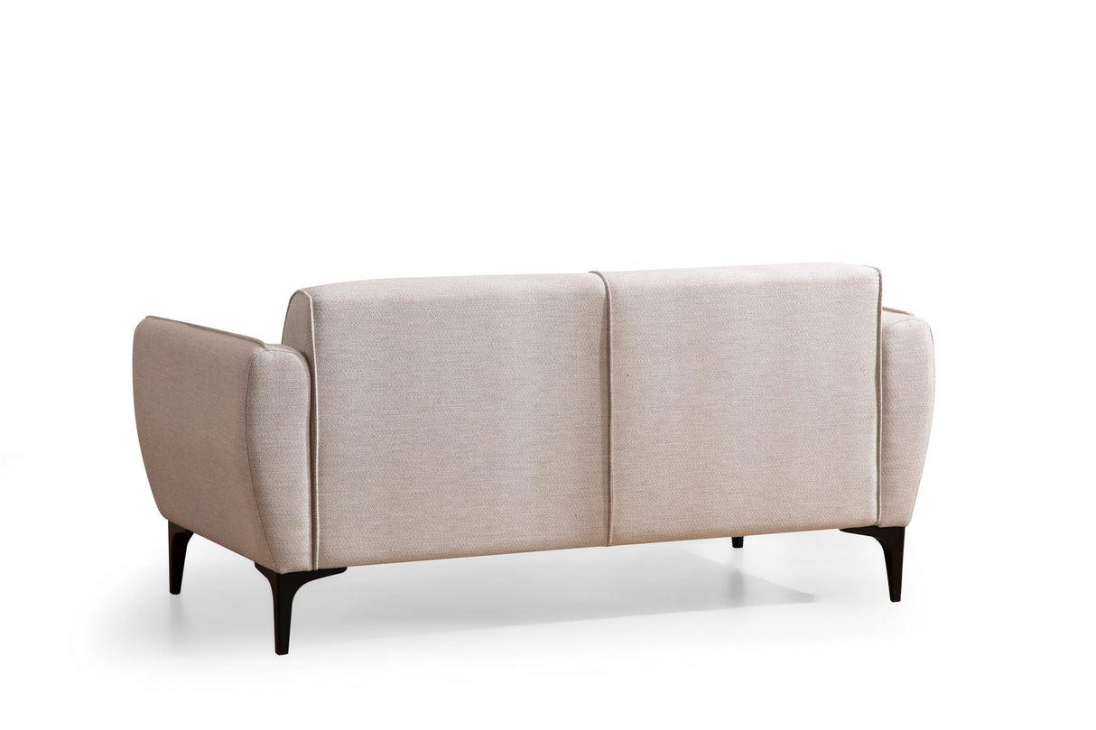 Canapea fixă Belissimo, Diverse culori, Diverse configurații, Diverse dimensiuni - Off white - 160x95x67 cm - 2 locuri | SKU: 560ARE1534 | Canapea fixă Belissimo, varianta Off white - 160x95x67 cm - 2 locuri, produs pentru amenajarea locuinței, disponibil online în România la CasaMob
