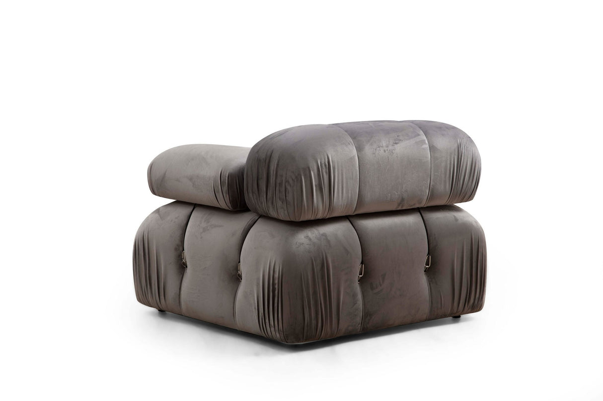 Canapea fixă 3 locuri Bubble (L1-O1-1R), Diverse culori, 95x65x75 cm - Gri | SKU: 560ARE1537 | Canapea fixă 3 locuri Bubble (L1-O1-1R), 95x65x75 cm, varianta Gri, produs pentru amenajarea locuinței, disponibil online în România la CasaMob