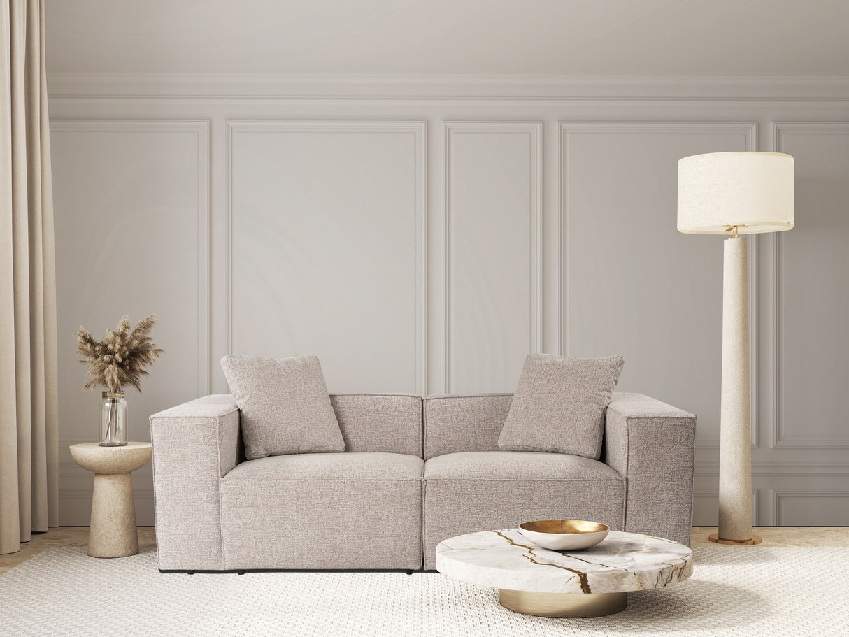 Canapea fixă Lora, Diverse culori, Diverse configurații, 108x74x65 cm - Mocha - 2 locuri | SKU: 560ARE1924 | Canapea fixă Lora, 108x74x65 cm, varianta Mocha - 2 locuri, produs pentru amenajarea locuinței, disponibil online în România la CasaMob