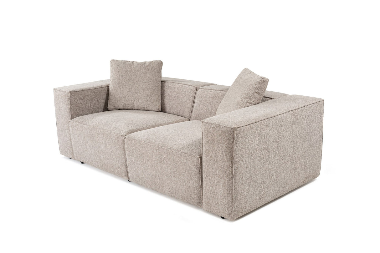 Canapea fixă Lora, Diverse culori, Diverse configurații, 108x74x65 cm - Mocha - 2 locuri | SKU: 560ARE1924 | Canapea fixă Lora, 108x74x65 cm, varianta Mocha - 2 locuri, produs pentru amenajarea locuinței, disponibil online în România la CasaMob