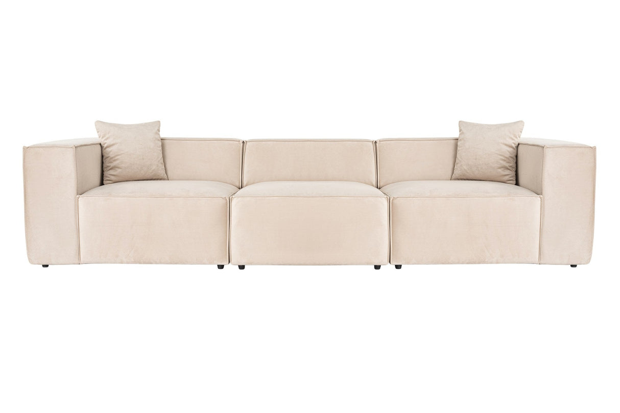 Canapea fixă Lora, Diverse culori, Diverse configurații, 108x74x65 cm - Crem - 3 locuri | SKU: 560ARE1938 | Canapea fixă Lora, 108x74x65 cm, varianta Crem - 3 locuri, produs pentru amenajarea locuinței, disponibil online în România la CasaMob