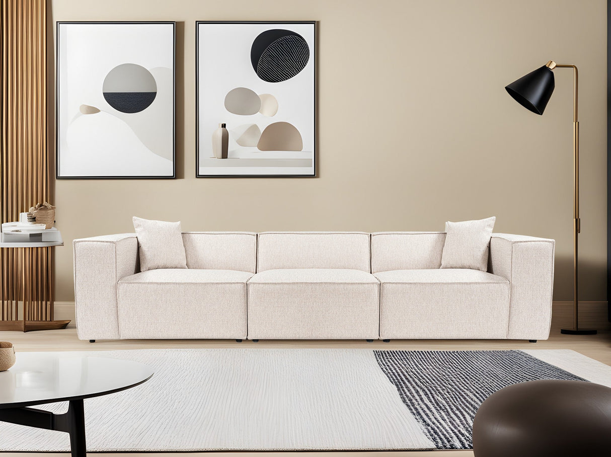 Canapea fixă Lora, Diverse culori, Diverse configurații, 108x74x65 cm - Maro deschis - 3 locuri | SKU: 560ARE2119 | Canapea fixă Lora, 108x74x65 cm, varianta Maro deschis - 3 locuri, produs pentru amenajarea locuinței, disponibil online în România la CasaMob