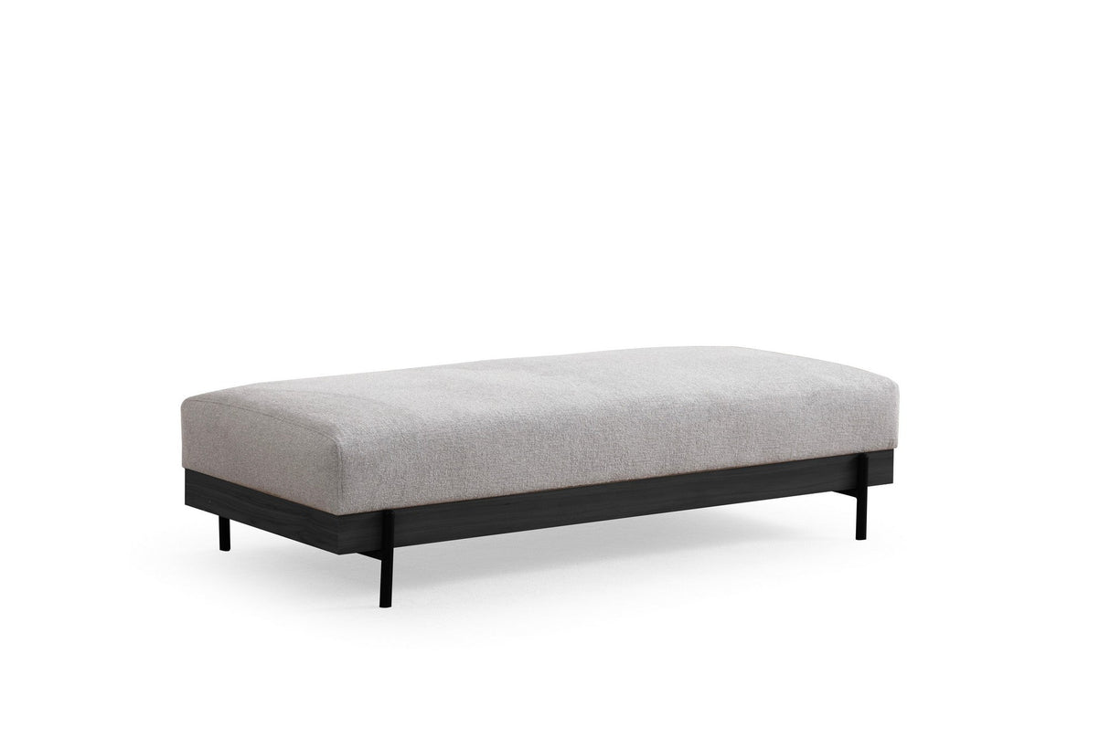 Taburet Eti negru Pouffe, Diverse culori - Gri | SKU: 560ARE2137 | Taburet Eti negru Pouffe, varianta Gri, produs pentru amenajarea locuinței, disponibil online în România la CasaMob
