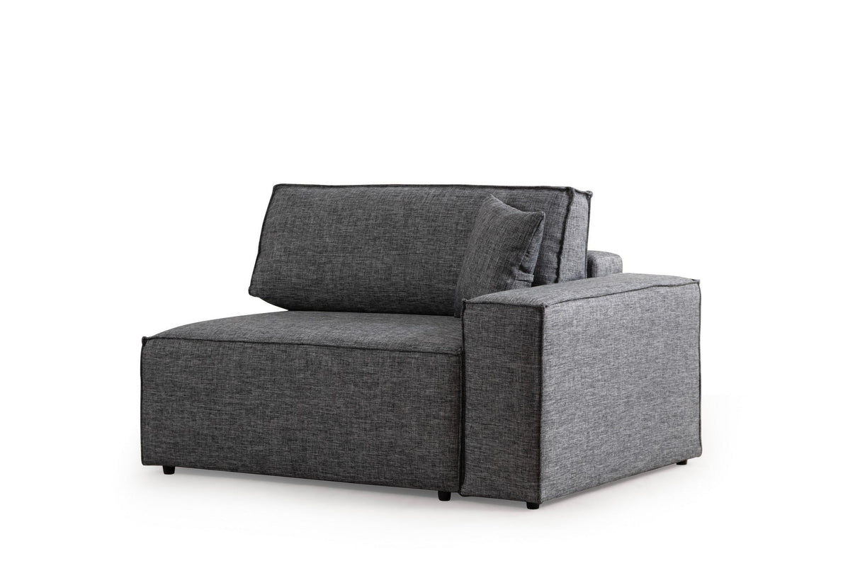 Canapea extensibilă de colț Pırlo, Stânga, Diverse culori, 260x170x78 cm - Gri închis | SKU: 560ARE2218 | Canapea extensibilă de colț Pırlo, Stânga, 260x170x78 cm, varianta Gri închis, produs pentru amenajarea locuinței, disponibil online în România la CasaMob