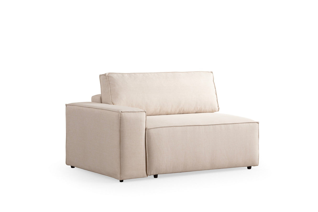 Canapea extensibilă de colț Pırlo, Dreapta, Diverse culori, 260x170x78 cm - Ecru | SKU: 560ARE2219 | Canapea extensibilă de colț Pırlo, Dreapta, 260x170x78 cm, varianta Ecru, produs pentru amenajarea locuinței, disponibil online în România la CasaMob