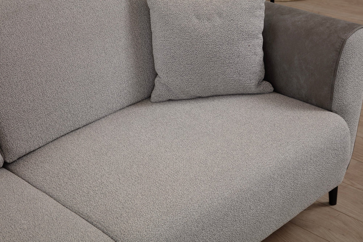 Canapea extensibilă Aren, 3 locuri, Diverse culori - Gri deschis | SKU: 560ARE2229 | Canapea extensibilă Aren, 3 locuri, varianta Gri deschis, produs pentru amenajarea locuinței, disponibil online în România la CasaMob