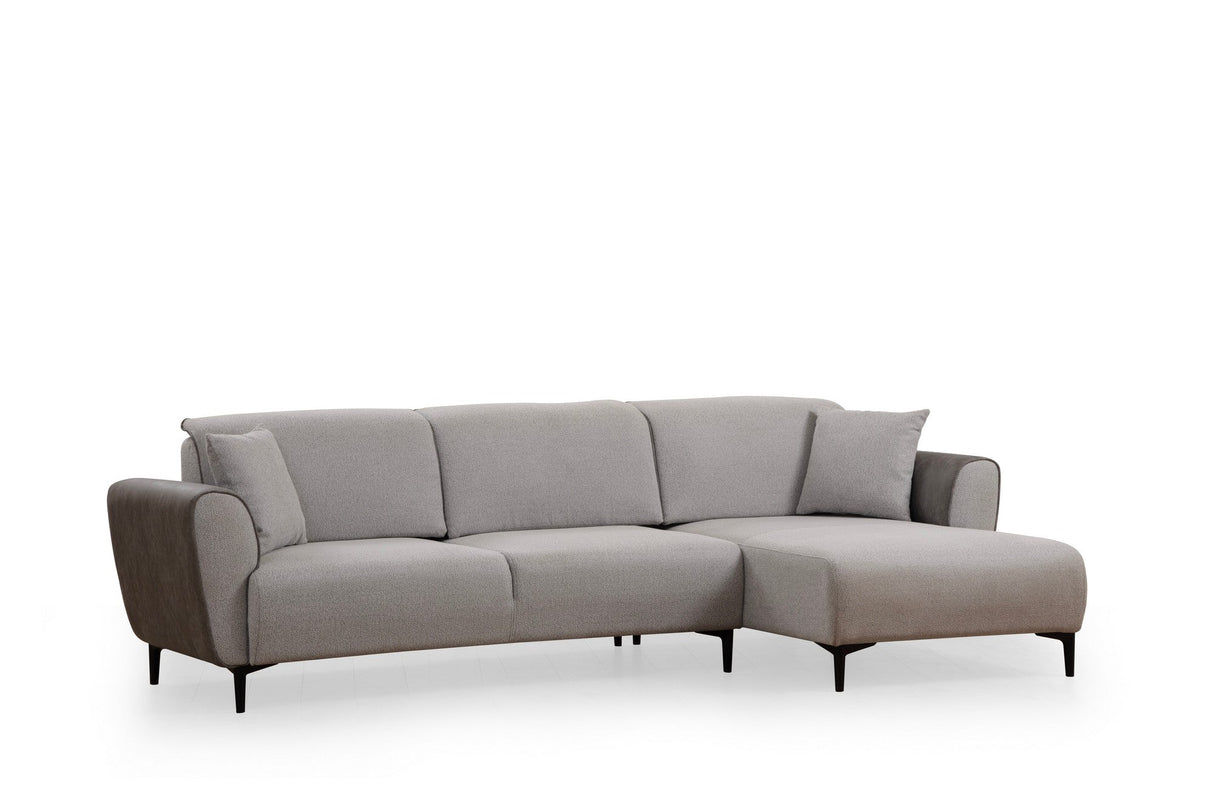 Canapea extensibilă Aren, Colț, Dreapta, Diverse culori, 260x150 cm - Gri deschis | SKU: 560ARE2235 | Canapea extensibilă Aren, Colț, Dreapta, 260x150 cm, varianta Gri deschis, produs pentru amenajarea locuinței, disponibil online în România la CasaMob