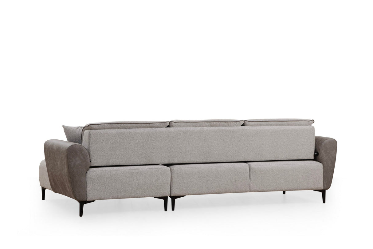 Canapea extensibilă Aren, Colț, Dreapta, Diverse culori, 260x150 cm - Gri deschis | SKU: 560ARE2235 | Canapea extensibilă Aren, Colț, Dreapta, 260x150 cm, varianta Gri deschis, produs pentru amenajarea locuinței, disponibil online în România la CasaMob