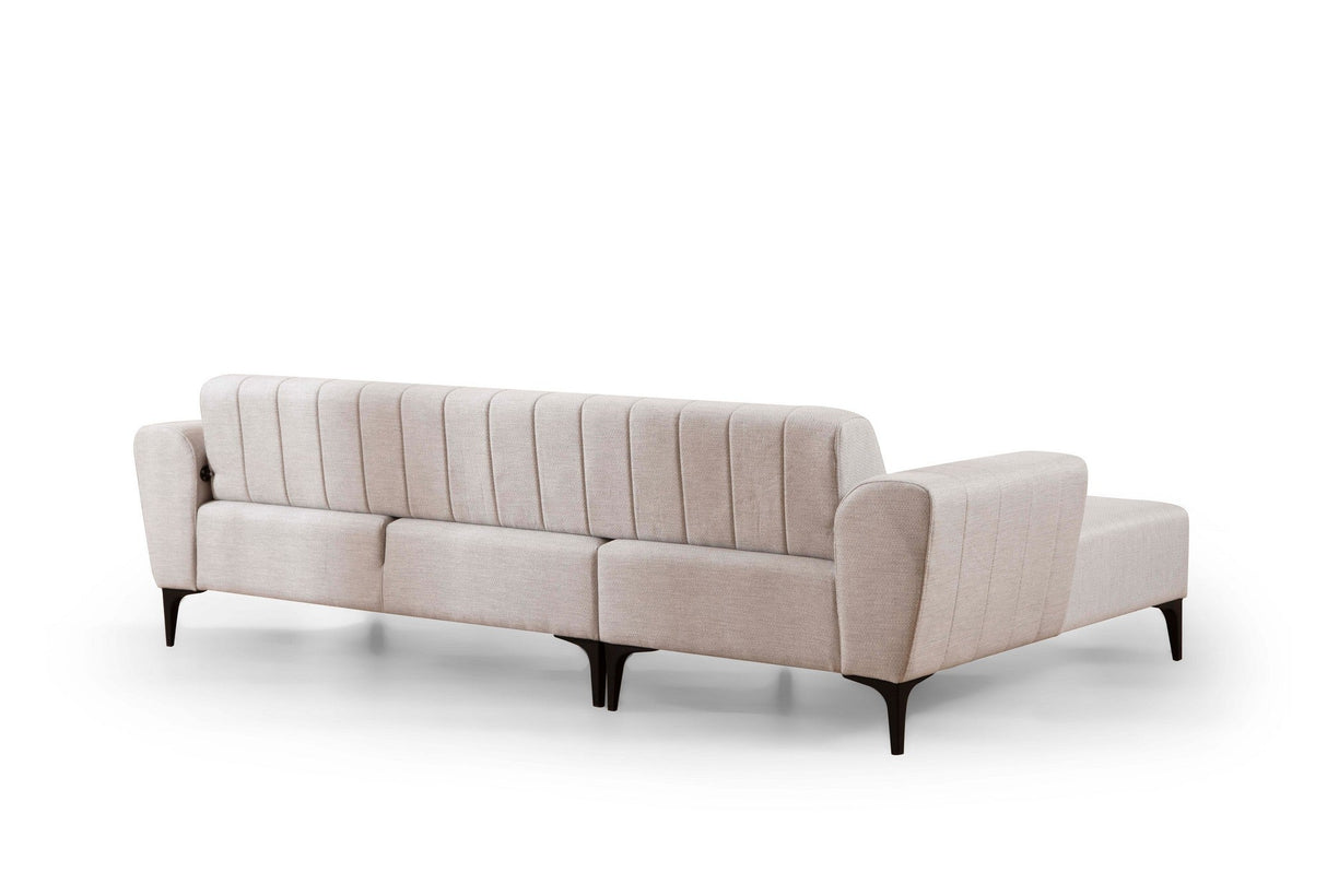 Canapea extensibilă Hamlet, Colț, Stânga, Diverse culori, 270x140 cm - Ecru | SKU: 560ARE2249 | Canapea extensibilă Hamlet, Colț, Stânga, 270x140 cm, varianta Ecru, produs pentru amenajarea locuinței, disponibil online în România la CasaMob