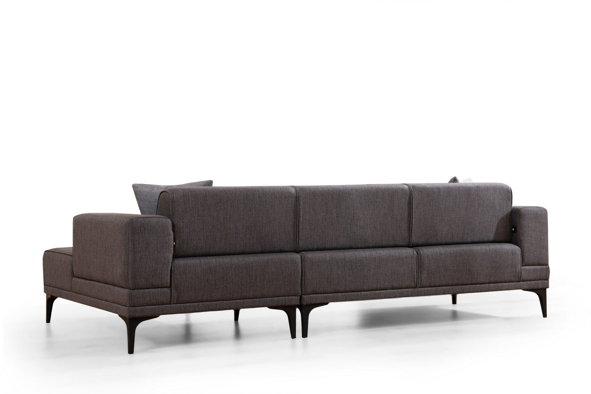 Canapea extensibilă Horizon, Colț, Dreapta, Diverse culori, 250x140 cm - Gri închis | SKU: 560ARE2272 | Canapea extensibilă Horizon, Colț, Dreapta, 250x140 cm, varianta Gri închis, produs pentru amenajarea locuinței, disponibil online în România la CasaMob