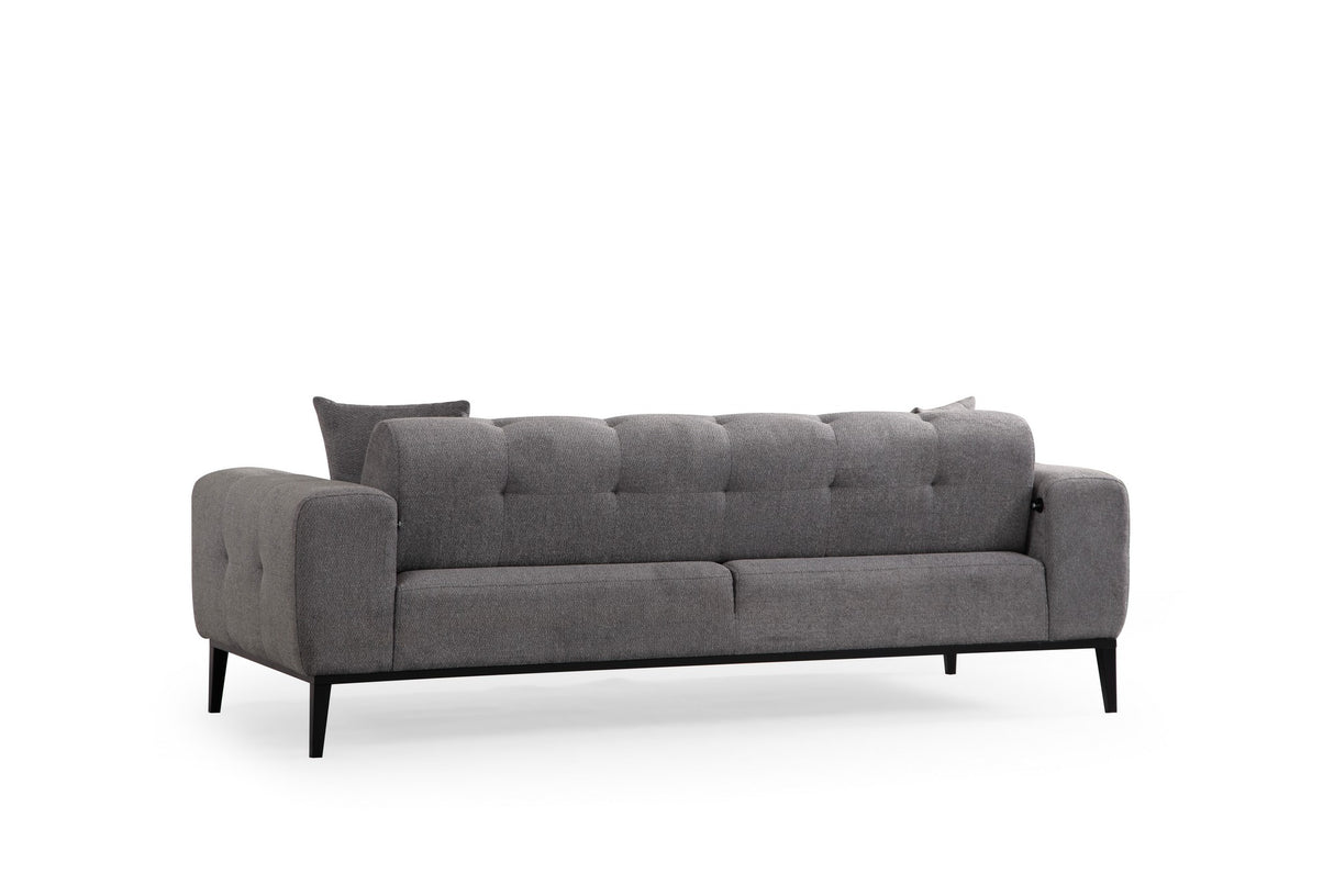 Canapea extensibilă 3 locuri Athena, Diverse culori, 225x92x76 cm - Gri deschis | SKU: 560ARE2359 | Canapea extensibilă 3 locuri Athena, 225x92x76 cm, varianta Gri deschis, produs pentru amenajarea locuinței, disponibil online în România la CasaMob