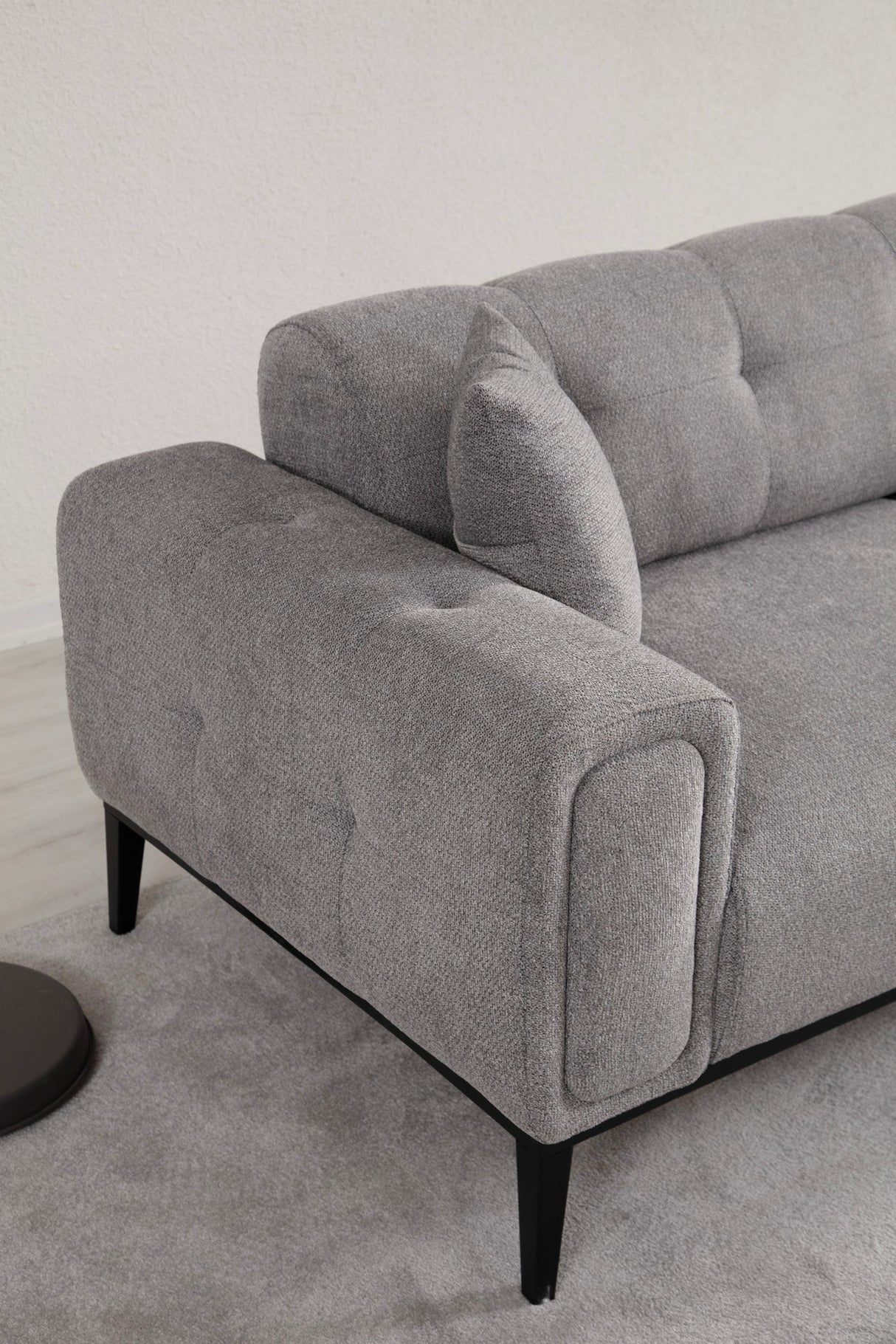 Canapea extensibilă 3 locuri Athena, Diverse culori, 225x92x76 cm - Gri deschis | SKU: 560ARE2359 | Canapea extensibilă 3 locuri Athena, 225x92x76 cm, varianta Gri deschis, produs pentru amenajarea locuinței, disponibil online în România la CasaMob