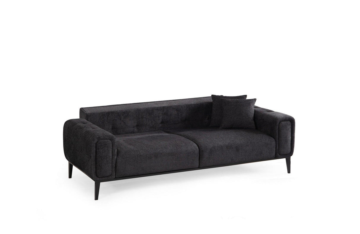 Canapea extensibilă 3 locuri Athena, Diverse culori, 225x92x76 cm - Negru | SKU: 560ARE2361 | Canapea extensibilă 3 locuri Athena, 225x92x76 cm, varianta Negru, produs pentru amenajarea locuinței, disponibil online în România la CasaMob
