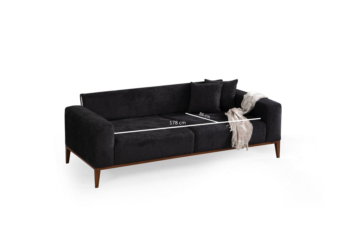 Canapea extensibilă 3 locuri Sinor, Diverse culori, 225 x 92 x 75 cm - Antracit | SKU: 560ARE2363 | Canapea extensibilă 3 locuri Sinor, 92x57x75 cm, varianta Antracit, produs pentru amenajarea locuinței, disponibil online în România la CasaMob