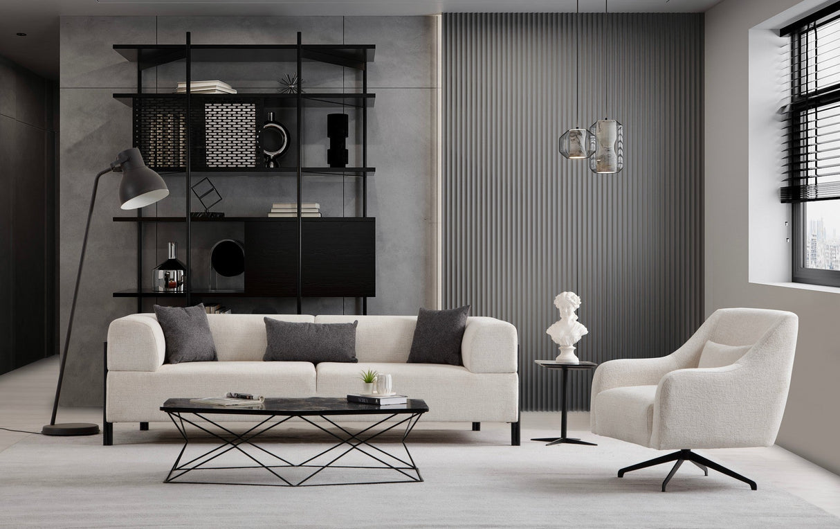 Canapea fixă 3 locuri Gio, Diverse culori, 93x66x75 cm - Alb | SKU: 560ARE2368 | Canapea fixă 3 locuri Gio, 93x66x75 cm, varianta Alb, produs pentru amenajarea locuinței, disponibil online în România la CasaMob