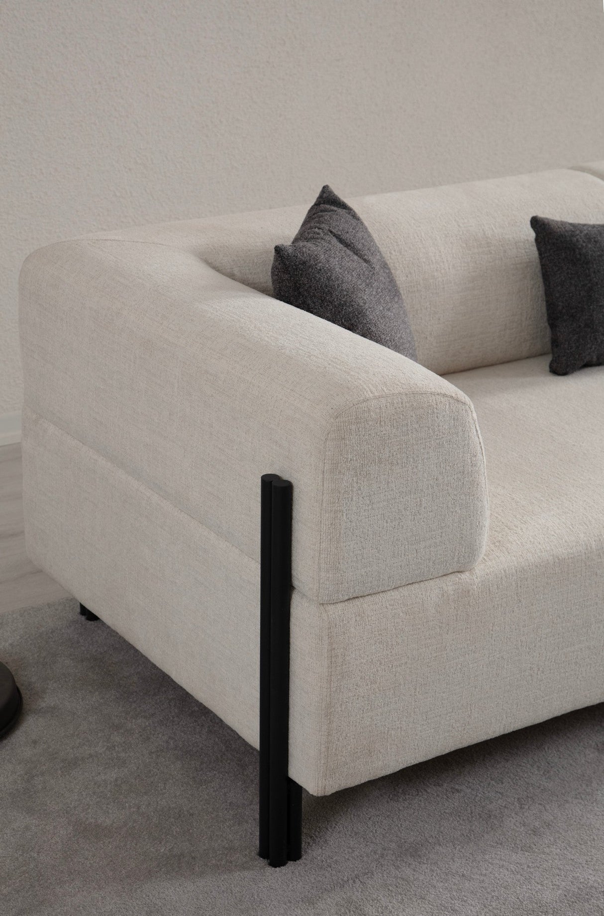 Canapea fixă 3 locuri Gio, Diverse culori, 93x66x75 cm - Alb | SKU: 560ARE2368 | Canapea fixă 3 locuri Gio, 93x66x75 cm, varianta Alb, produs pentru amenajarea locuinței, disponibil online în România la CasaMob