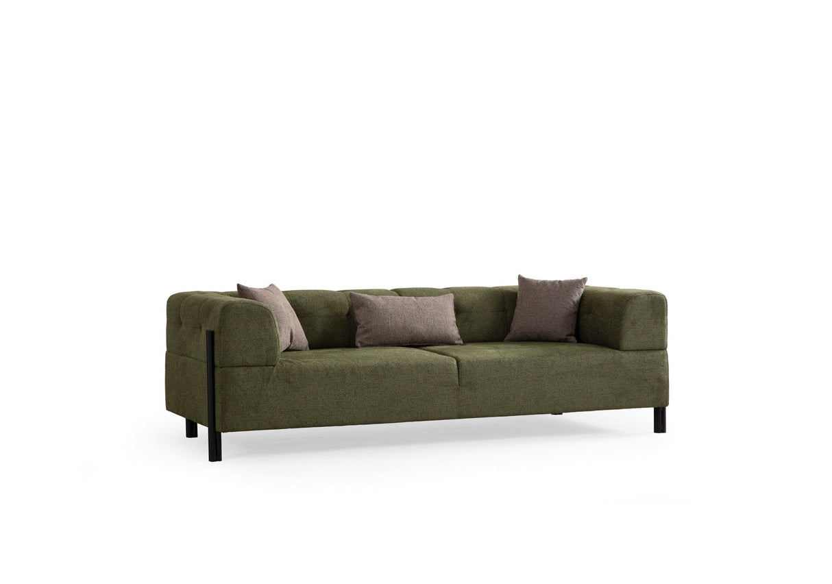 Canapea fixă 3 locuri Gio, Diverse culori, 93x66x75 cm - Verde | SKU: 560ARE2369 | Canapea fixă 3 locuri Gio, 93x66x75 cm, varianta Verde, produs pentru amenajarea locuinței, disponibil online în România la CasaMob