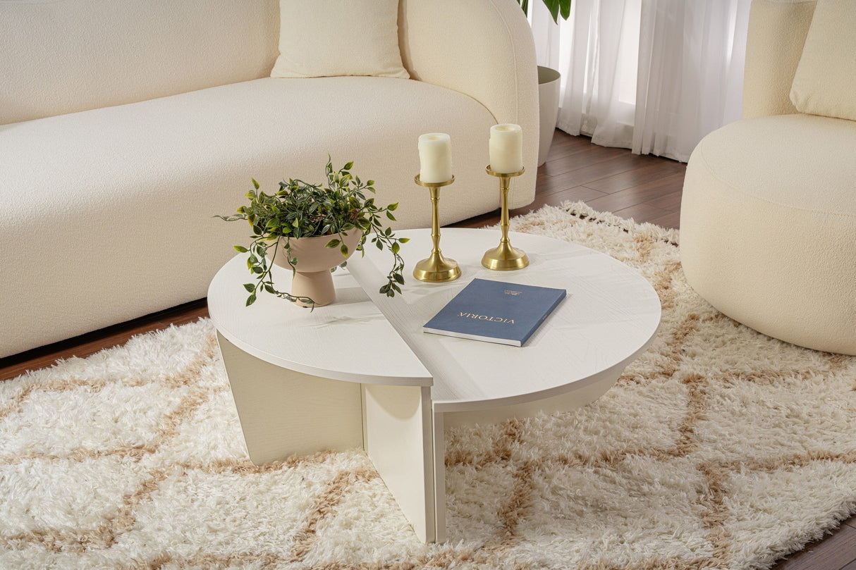 Măsuță de cafea Orion, Diverse culori, 90x60x30 cm - Wood white | SKU: 563NRD1901 | Măsuță de cafea Orion, 90x60x30 cm, varianta Wood white, produs pentru amenajarea locuinței, disponibil online în România la CasaMob