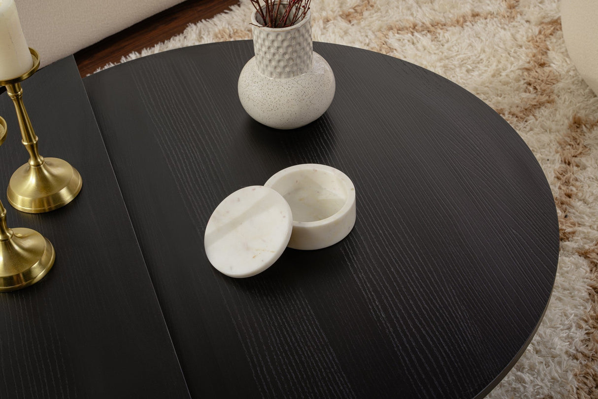 Măsuță de cafea Orion, Diverse culori, 90x60x30 cm - Wood black | SKU: 563NRD1902 | Măsuță de cafea Orion, 90x60x30 cm, varianta Wood black, produs pentru amenajarea locuinței, disponibil online în România la CasaMob