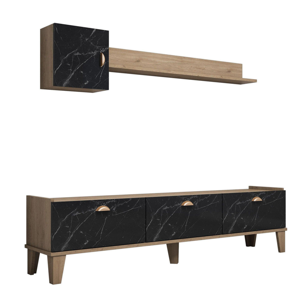COMODA TV wer, Stejar, 178x35x45 cm