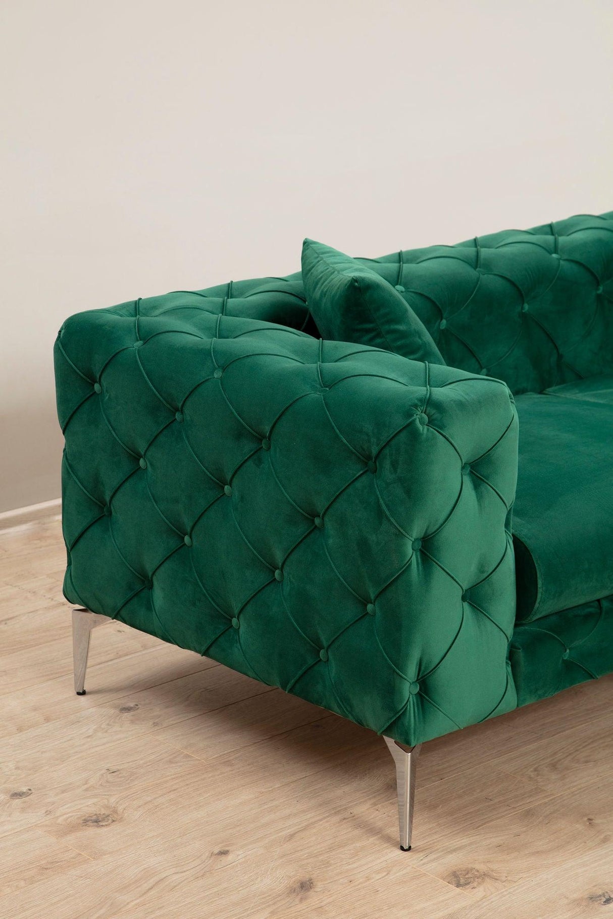 Canapea fixă Como, Diverse culori, Diverse configurații, Diverse dimensiuni - Verde - 237x90x70 cm - 3 locuri | SKU: 569HLN1134 | Canapea fixă Como, varianta Verde - 237x90x70 cm - 3 locuri, produs pentru amenajarea locuinței, disponibil online în România la CasaMob